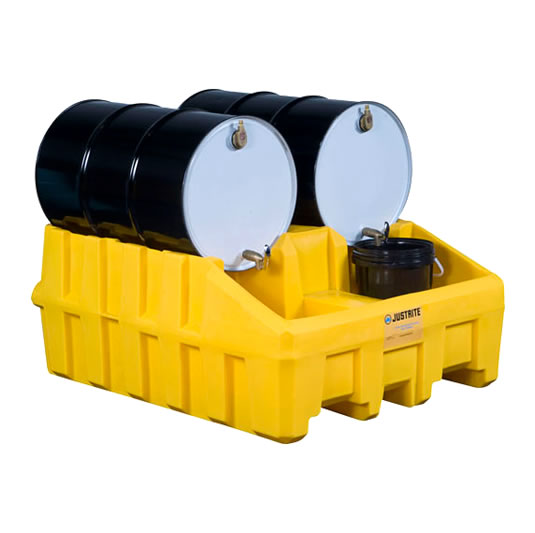 Módulos apiladores para sistema de gestión de tambores - Color Amarillo - Justrite 28666 (Ex AK28902/AK28902Y) EcoPolyBlend™