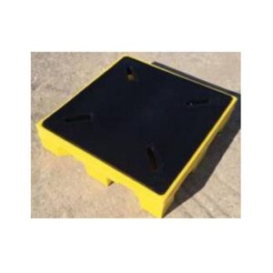 Pallets antiderrames plasticos para 1 tambor