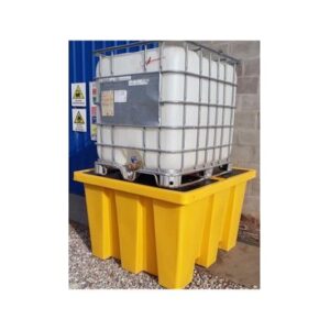 Pallets antiderrames plasticos para BINS 1000 lts IBC Cubitainer