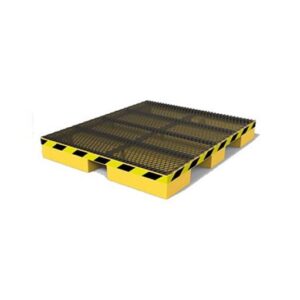 Bateas de contención 4T 180 Litros plásticas para 4 tambores pallets antiderrame